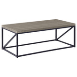 Birdie Rectangular Engineered Wood Coffee Table Sonoma Grey