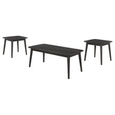 Radley Rectangular Coffee Table Set Black