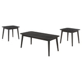 Radley Rectangular Coffee Table Set Black
