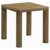 Castlewood Engineered Wood Accent Side End Table Brown Oak