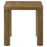 Castlewood Engineered Wood Accent Side End Table Brown Oak