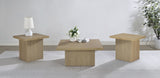 Devar Square Cocktail Coffee End Table Set Latte