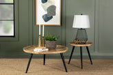 Zoe Mango Wood Coffee and End Table Set Natural