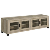 Sachin 79-inch TV Entertainment Center Antique Pine