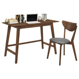 Karri Home Office Computer Desk and Chair Set Walnut