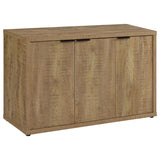 Pepita 2-door Engineered Wood Accent Cabinet Mango Brown