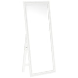 Windrose 28 x 67 Inch Tempered LED Standing Mirror Black