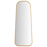 Simeon 20 x 52 Inch Full Length Floor Mirror Antique Gold