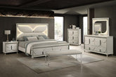 KING BED FRAME - DRESSER - MIRROR - CHEST - NIGHTSTAND