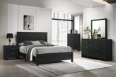 Sable Ebony Black Bedroom Collection