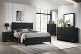 Sable Ebony Black Bedroom Collection