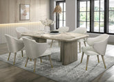 Acadia Dining Table & 4 Side Chairs