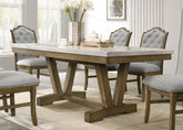 Lacy Dining Table & 4 Side Chairs