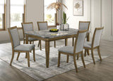 Barzini Dining Table & 4 Side Chairs