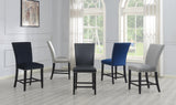 Black Velvet Counter Chair (Price Per Chair/Moq 2)