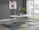 Dining Table (White Marble)