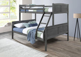 Loric Ash Gray Bunk Bed Youth Collection