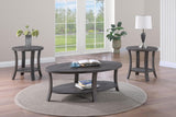 Dark Brown 3 Pk Table Set (3/Cn)