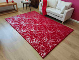 TIMMY-S SHAGGY Rug TD3396-B2-RED+SILVER