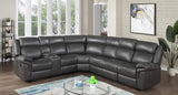 Edward Gray Power Reclining Sectional W/Screen