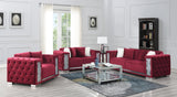 Lamar Burgundy Living Collection