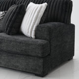 Doyline Charcoal Living Room Sectional