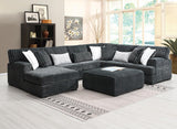 Doyline Charcoal Living Room Sectional