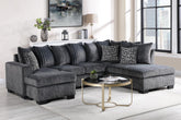 Prism Charcoal Living Room Collection