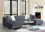 Carlin Dark Gray Living Room Collection