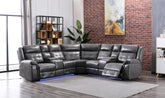 Philip Gray 3 Pc Power Reclining Sectional Living Collection