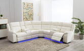 Philip White 3 Pc Power Reclining Sectional Living Collection
