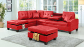 Alessia Red Living Room Collection
