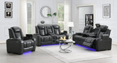 Hunnley Gray Power Reclining Living Collection