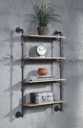 Brantley Wall Rack W/4 Shelves