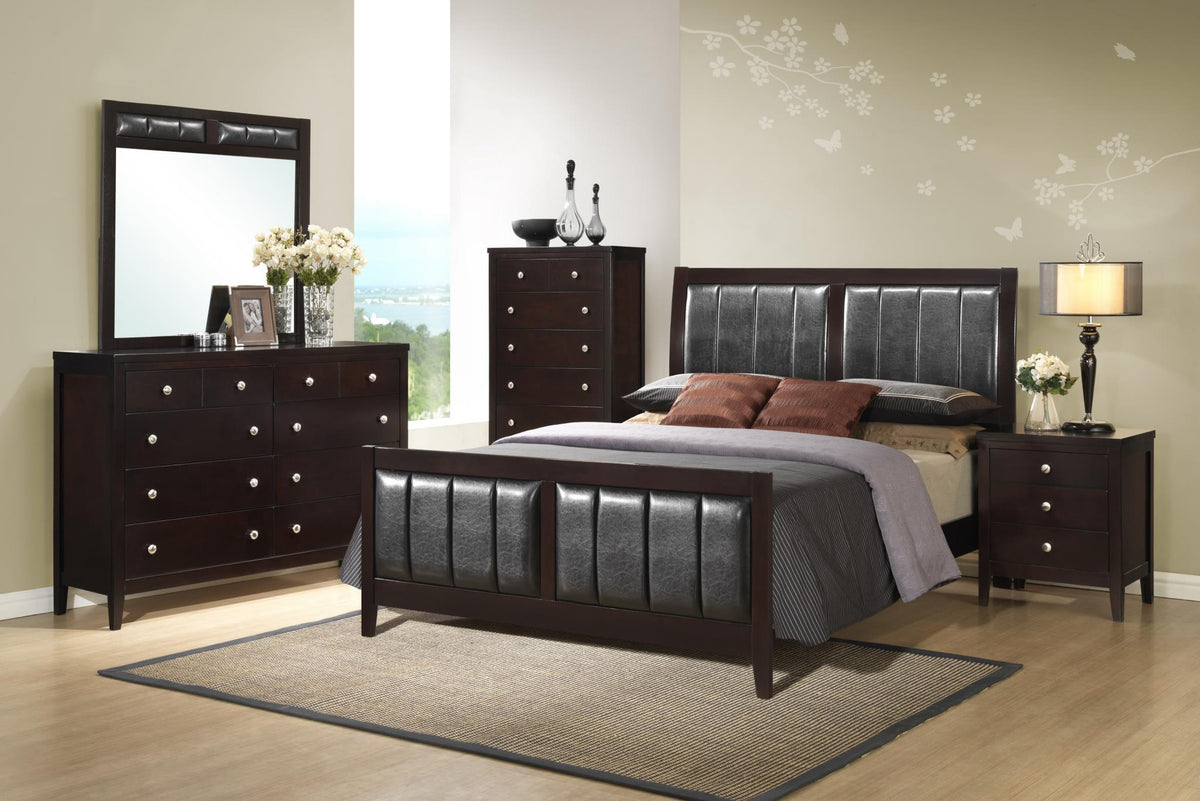 King Bed-Dresser-Mirror