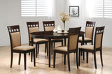 Gabriel  Square Counter Height Dining Set Cappuccino