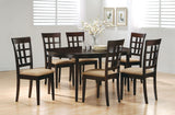 Gabriel  Square Counter Height Dining Set Cappuccino