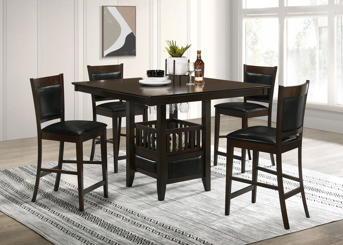 Jaden  Square Counter Height Dining Set Espresso