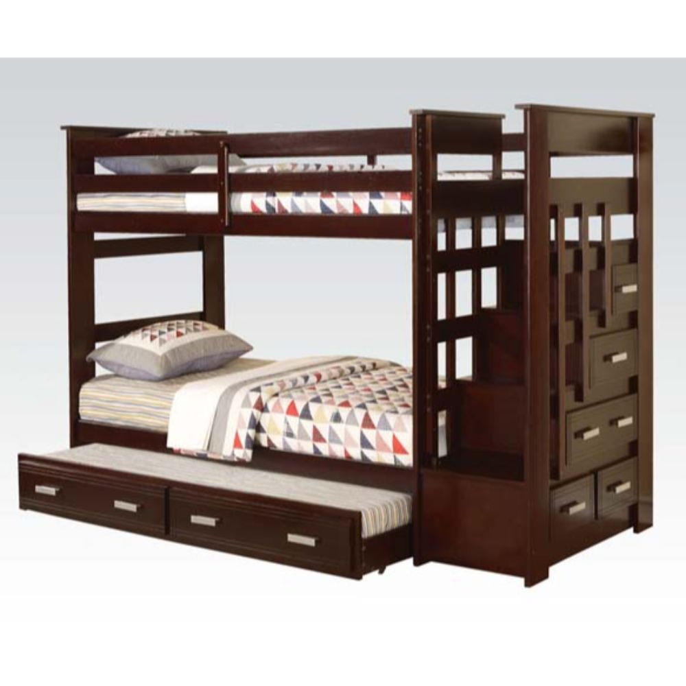 Allentown Twin/Twin Bunk Bed W/Trundle & Storage