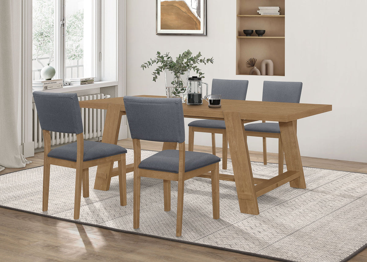 Sharon  Rectangular Dining Table Set Brown