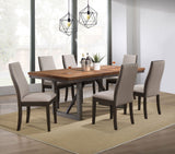 Spring Creek  Rectangular Dining Table Set Chocolate