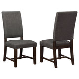 Twain Upholstered Dining Side Chair Beige (Set of 2)