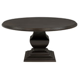 Twyla 60-inch Round Wood Dining Room Table Dark Cocoa