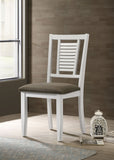 Appleton Wood Dining Side Chair Distressed White (Set of 2)