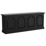 Florence 4-door Dining Sideboard Buffet Cabinet Rustic Honey