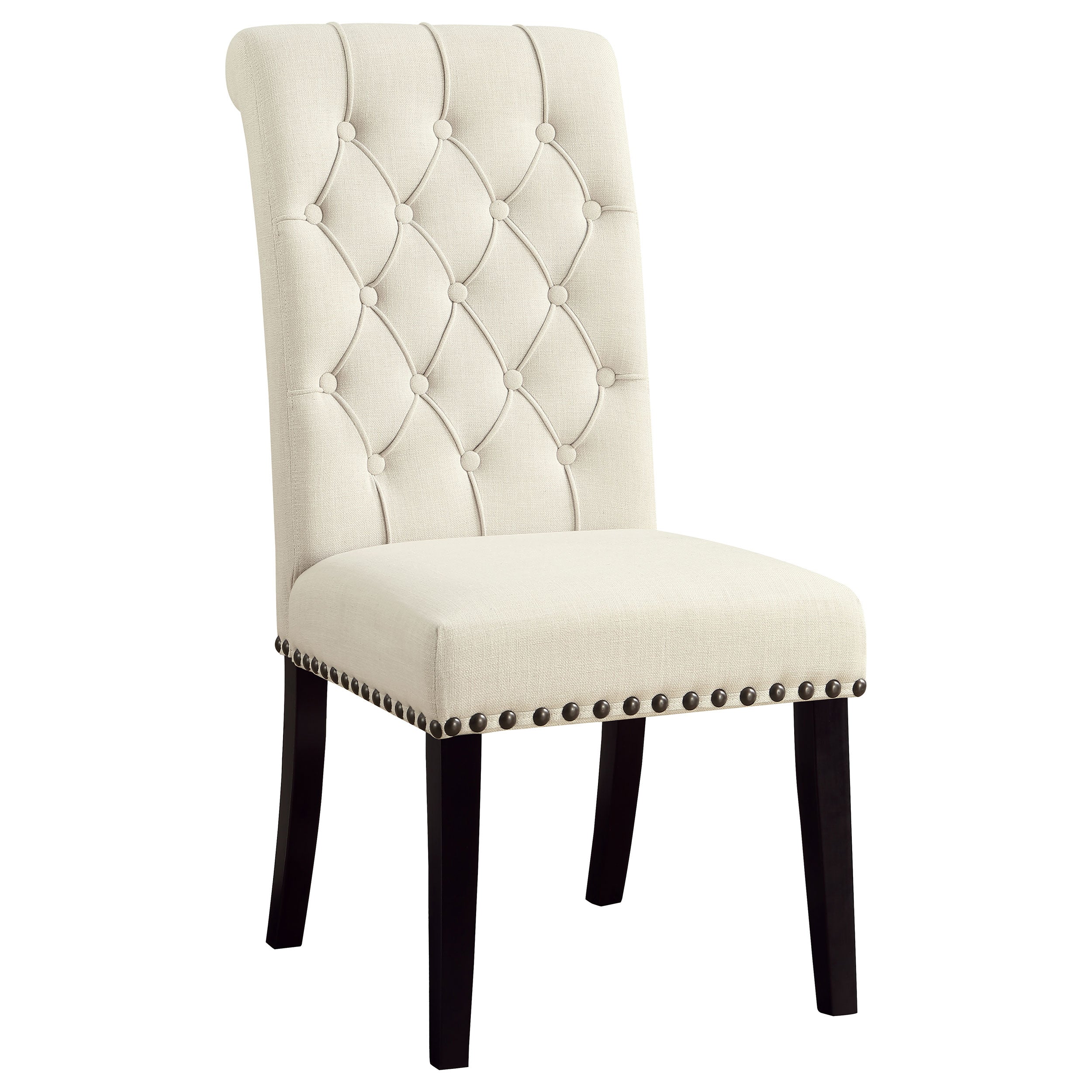 Alana Tufted Back Upholstered Side Chairs Beige (Set of 2)