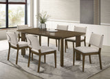 Ottowa  Rectangular Wood Dining Room Table Set Brown