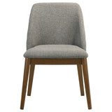 Franklin Upholstered Dining Side Chair Grey (Set of 2)