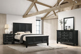 Sandy Beach  California King Bedroom Set Black