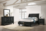 Sandy Beach   Bedroom Set Black